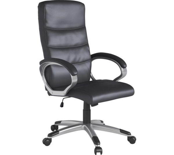 ALPHASON Hampton Leather Tilting Executive Chair - Black