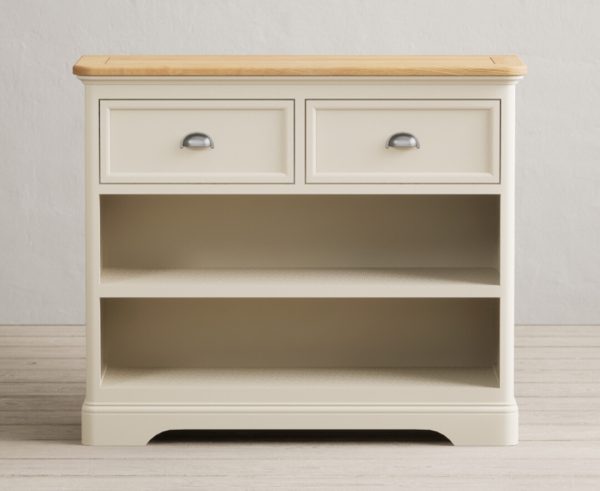 Bridstow Oak and Cream Painted Storage Console Table