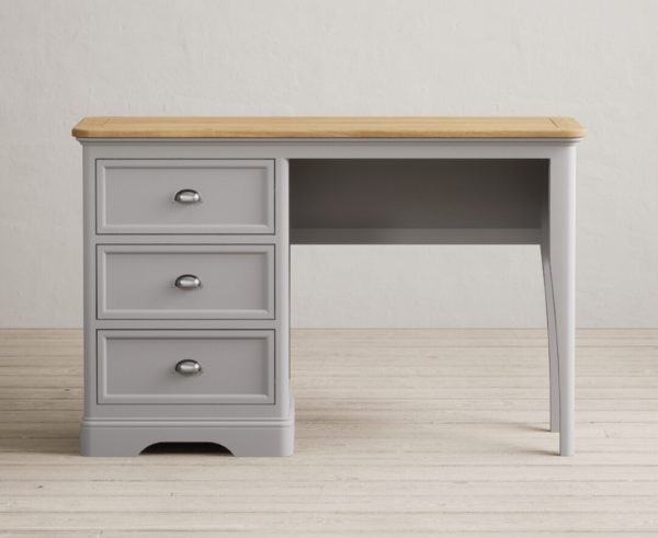 Bridstow Oak and Light Grey Painted Dressing Table