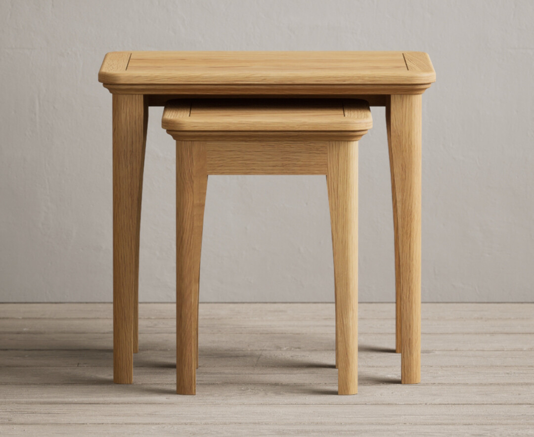 Bridstow Solid Oak Nest Of Tables Bridstow Solid Oak Nest Of Tables