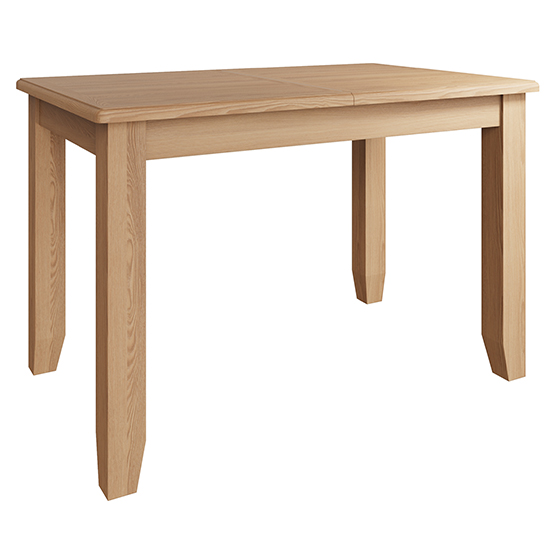 Gilford Extending 120cm Wooden Dining Table In Light Oak