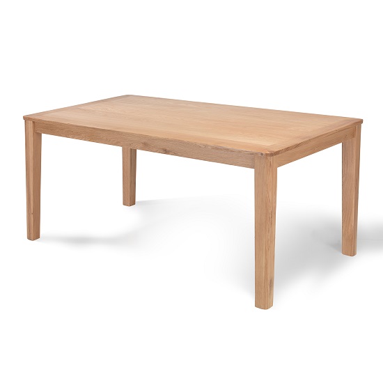 Melton Wooden Dining Table Rectangular In Natural Oak