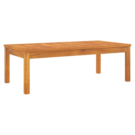 Oni Rectangular Outdoor Wooden Coffee Table In Natural Oni Rectangular Outdoor Wooden Coffee Table In Natural