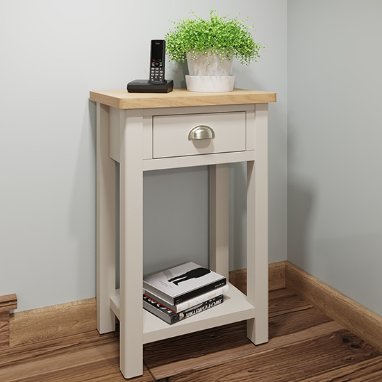 Rosemont Wooden Side Table In Dove Grey Rosemont Wooden Side Table In Dove Grey