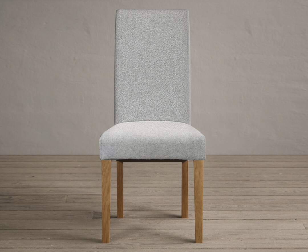 Scroll Back Grey Fabric Dining Chairs Scroll Back Grey Fabric Dining Chairs