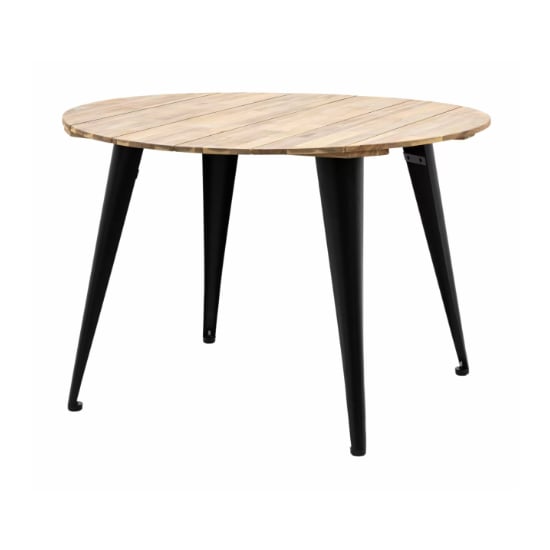 Paralia Acacia Wood Dining Table Round In Natural Paralia Acacia Wood Dining Table Round In Natural