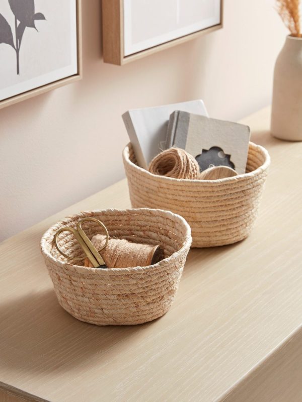 Two Round Storage Basket
