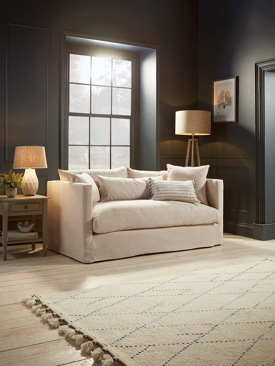 Colmar Three Seater Sofa - Fern Henrringbone Colmar Three Seater Sofa - Fern Henrringbone