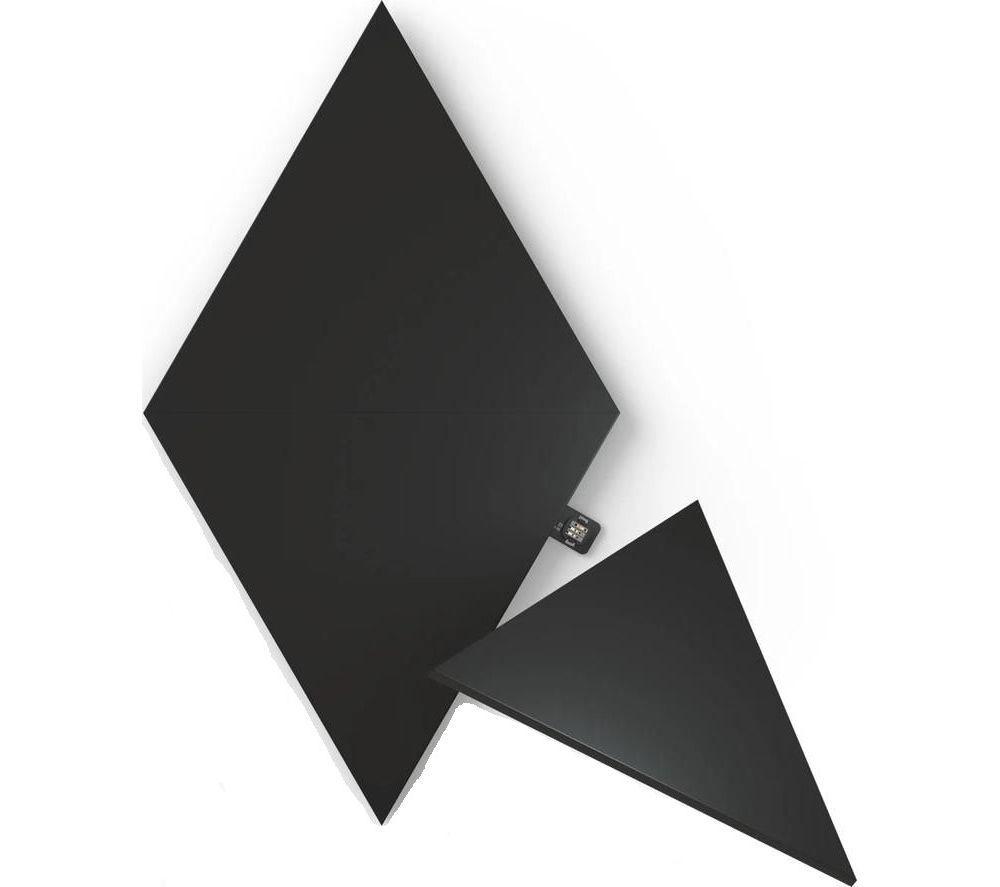 Nanoleaf Shapes Triangle Smart Lights Expansion Pack - Ultra Black, Pack of 3 Nanoleaf Shapes Triangle Smart Lights Expansion Pack - Ultra Black, Pack of 3