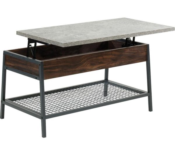 TEKNIK Market Lift Up Coffee & Work Table - Rich Walnut