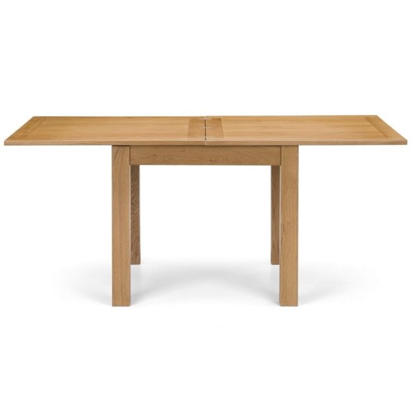 Aaralyn Wooden Flip Top Dining Table In Waxed Oak