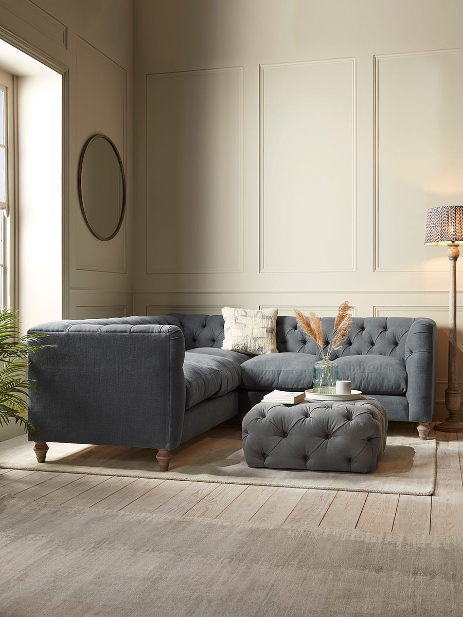 Sarnia Corner Sofa - Natural Boucle Sarnia Corner Sofa - Natural Boucle