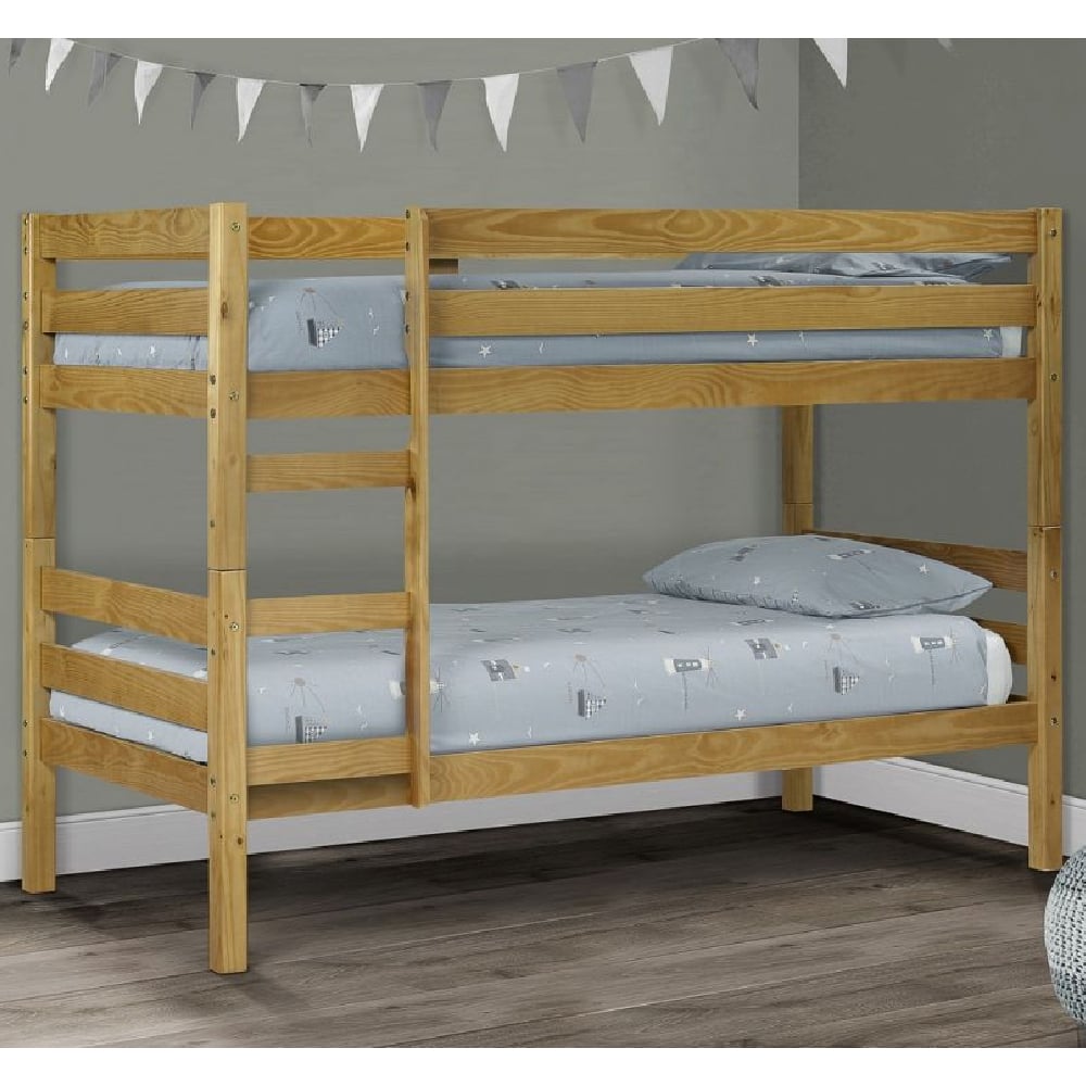 Wayne Wooden Children Bunk Bed In Light Oak Wayne Wooden Children Bunk Bed In Light Oak
