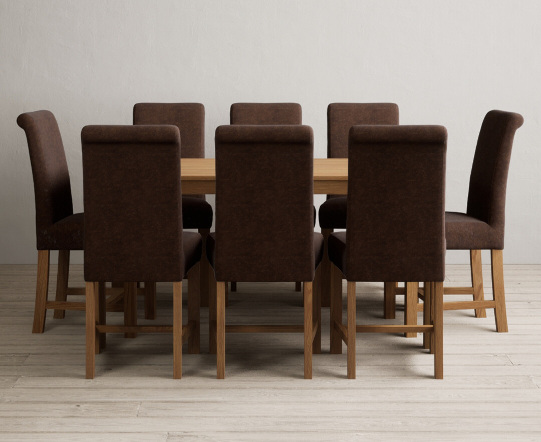 York 150cm Solid Oak Dining Table with 6 Blue Chairs York 150cm Solid Oak Dining Table with 6 Blue Chairs