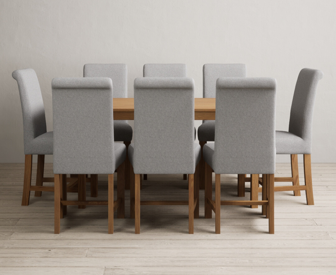 York 150cm Solid Oak Dining Table with 6 Natural Chairs York 150cm Solid Oak Dining Table with 6 Natural Chairs