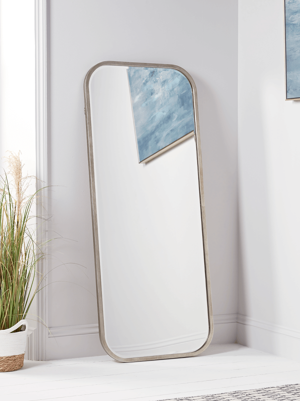 Burnished Silver Full Length Mirror