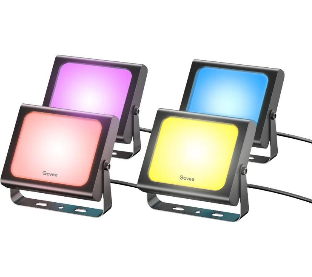 GOVEE H7060 RGBICWW LED Smart Flood Light - Pack of 4 GOVEE H7060 RGBICWW LED Smart Flood Light - Pack of 4