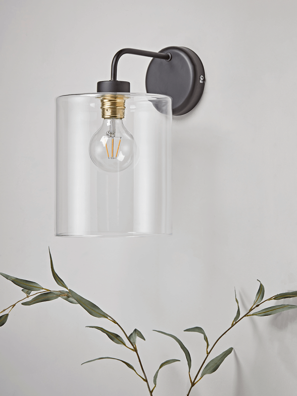 Glass Pendant Wall Light