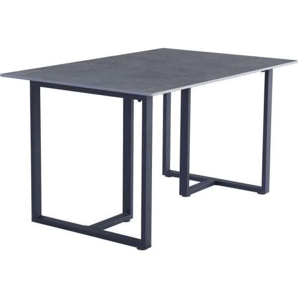 Keizer Sintered Stone Dining Table Small In Grey