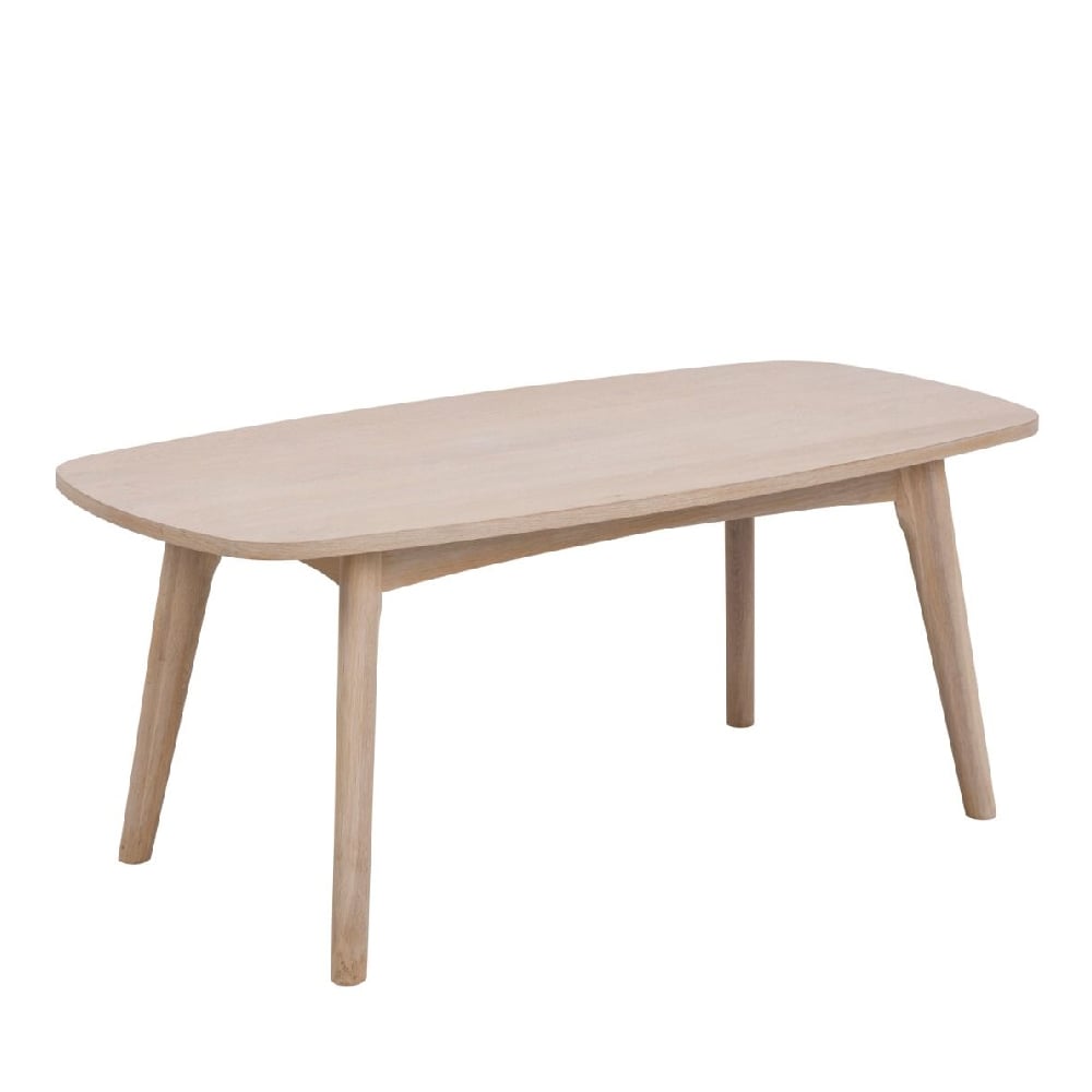 Manila Wooden Coffee Table In White Oak Manila Wooden Coffee Table In White Oak